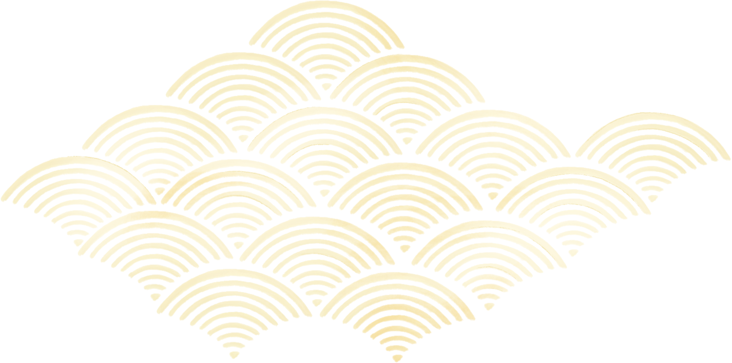 Painterly Textured Lunar New Year Round Ornate Pattern